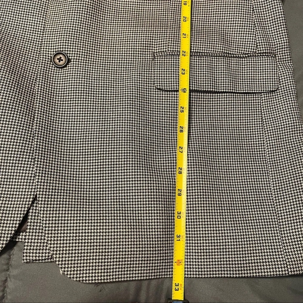 LRL Ralph Lauren Blazer Men Sz 48 L Houndstooth Silk Wool Sport Coat - Picture 5 of 8